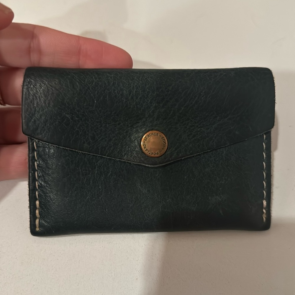 Portland Leather Mini envelope wallet